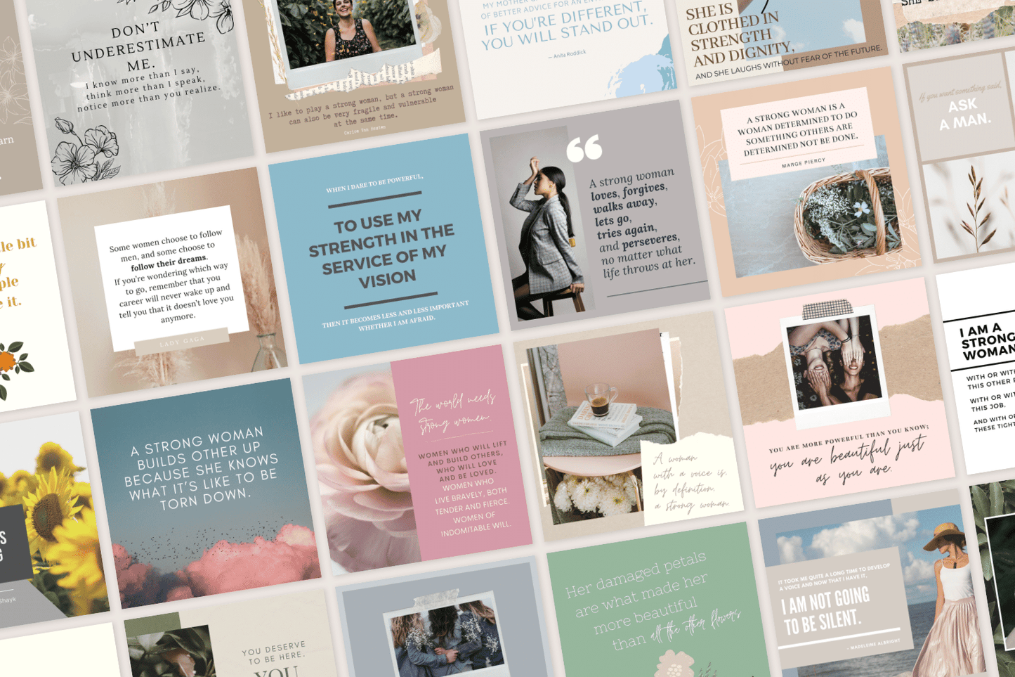 200 empowerment templates voor vrouwen
