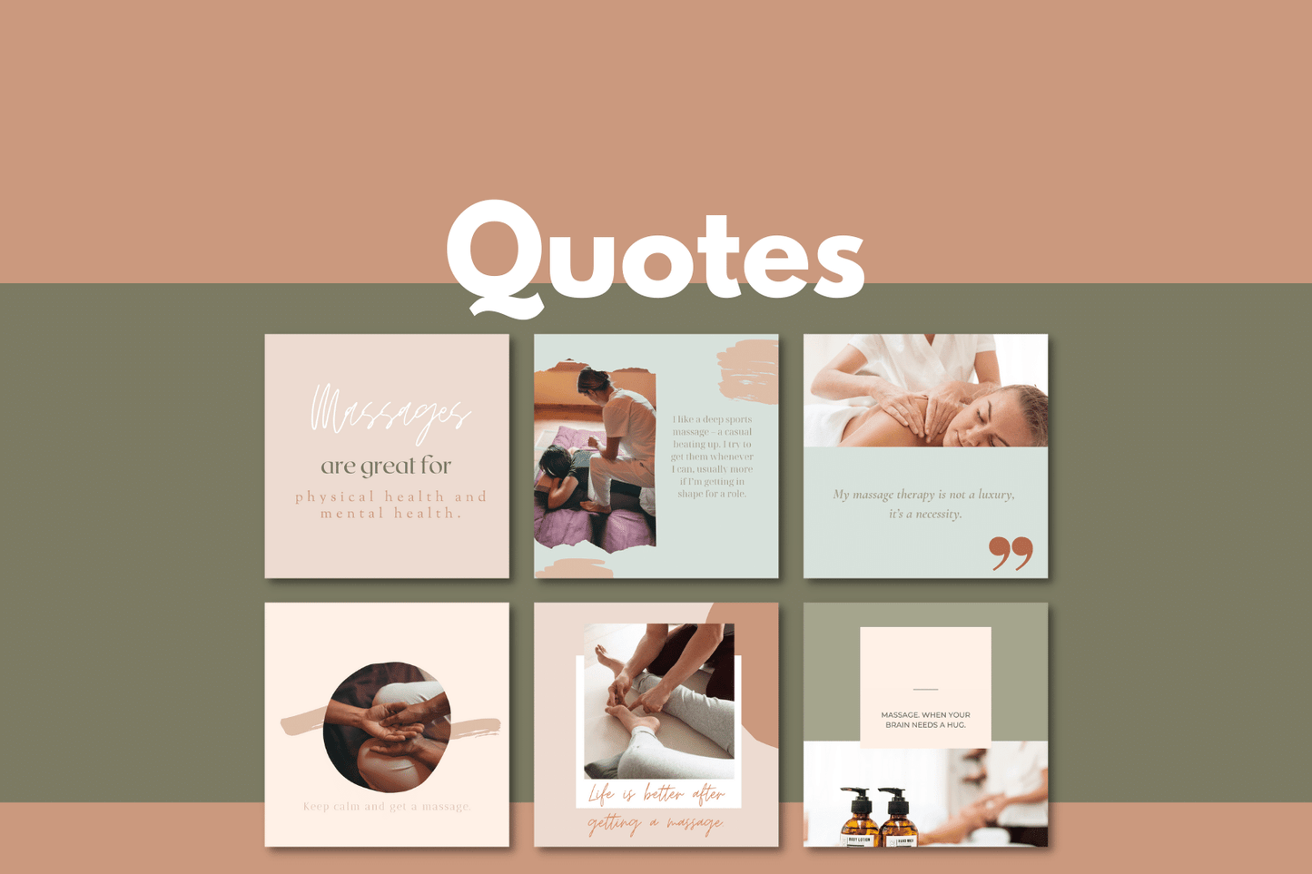 400 Massage-templates