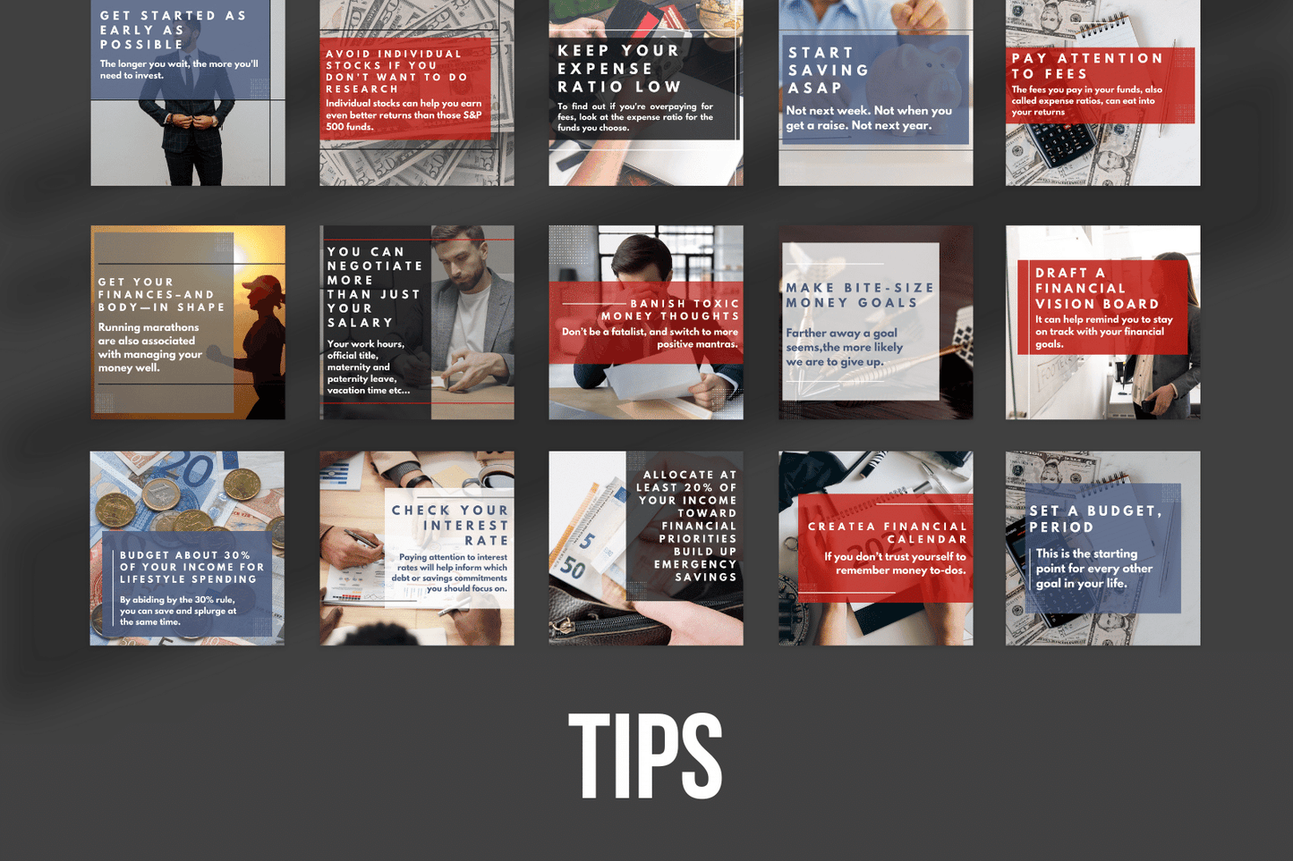 300 Financiële en Beleggingstemplates