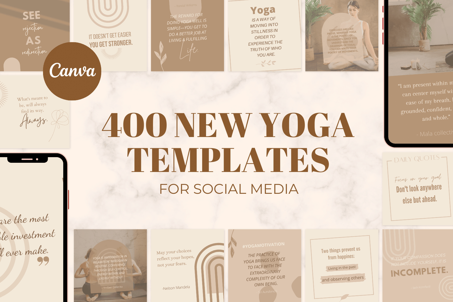 400 NIEUWE Yoga templates