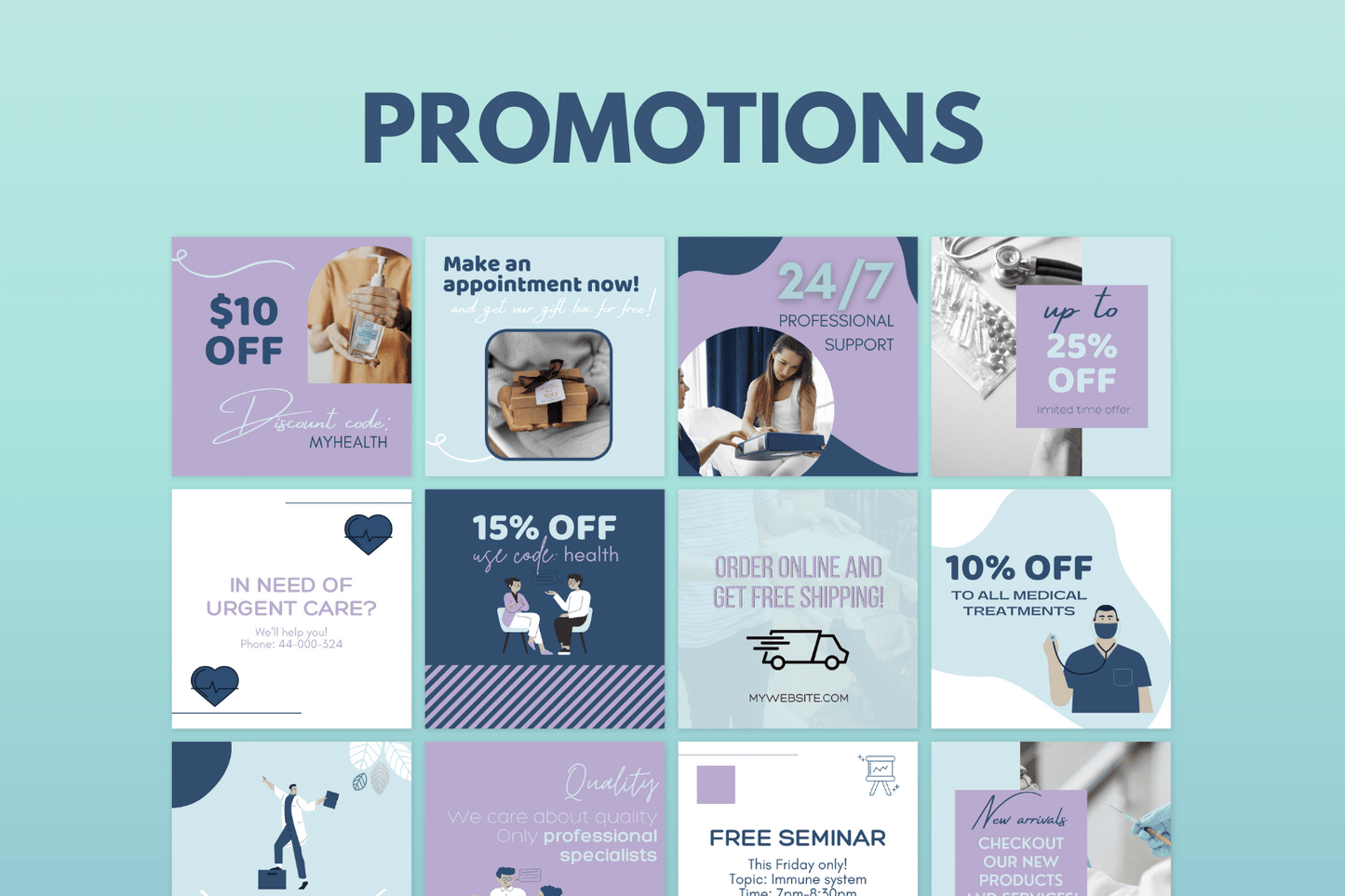 300 templates voor de gezondheidszorg 