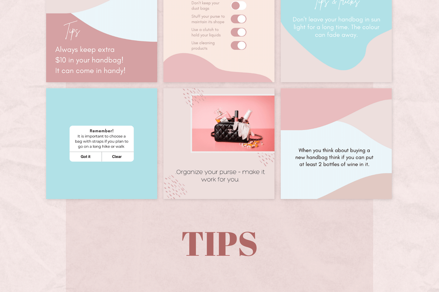 200 Handtas-templates