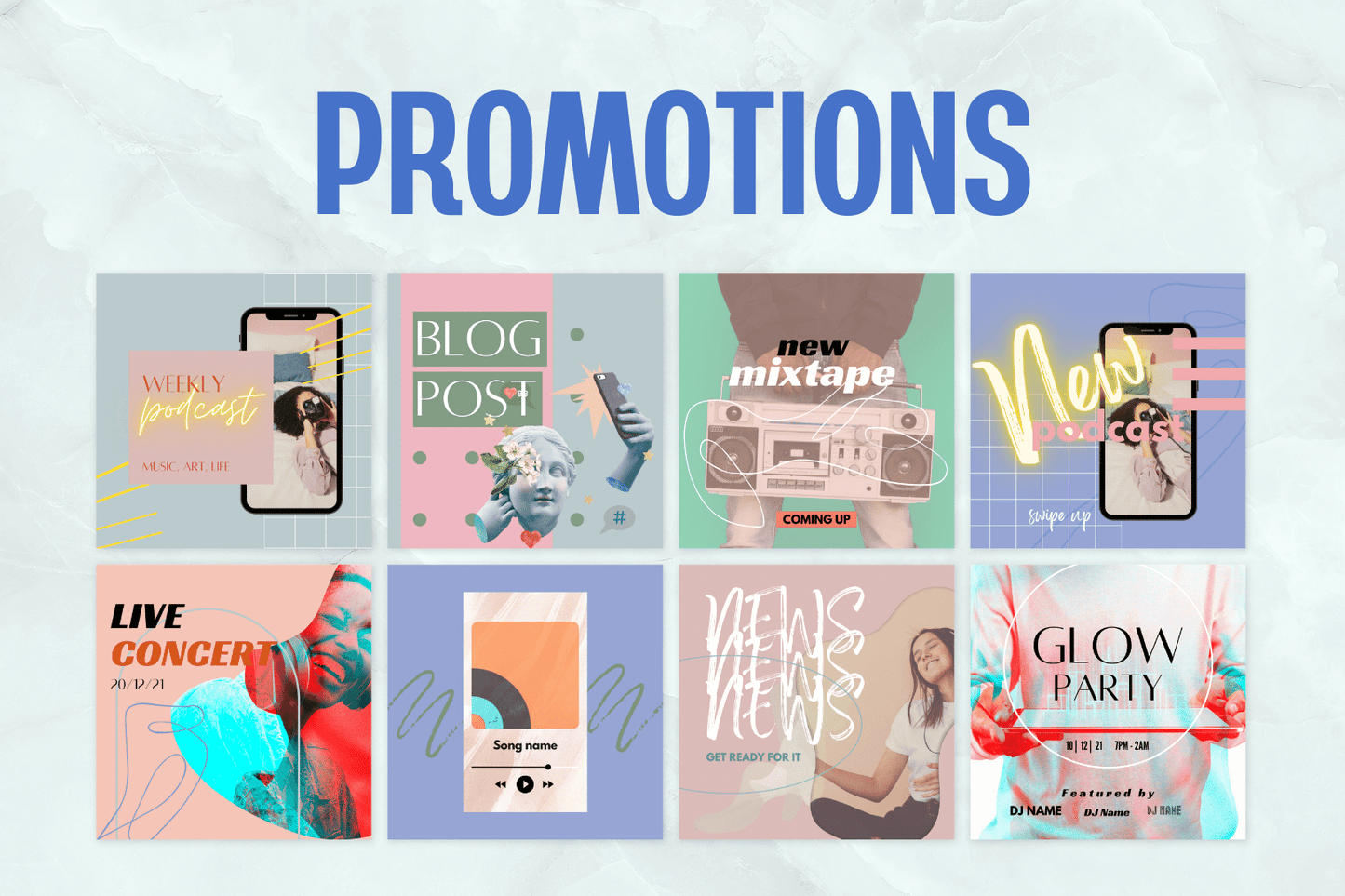 200 kant-en-klare templates voor de muziek business