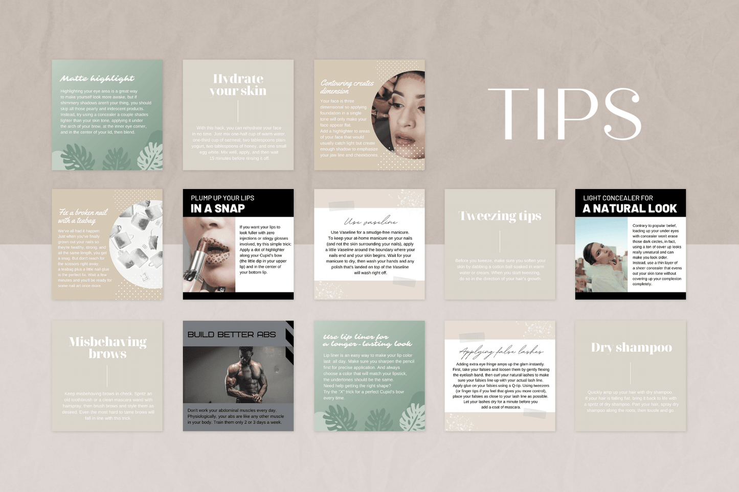 400 Schoonheidssalon-templates