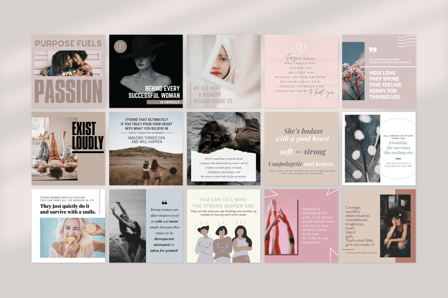 200 empowerment templates voor vrouwen