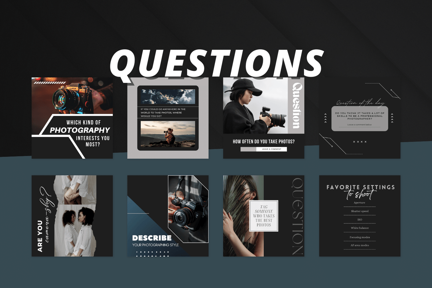 200 Fotografie templates