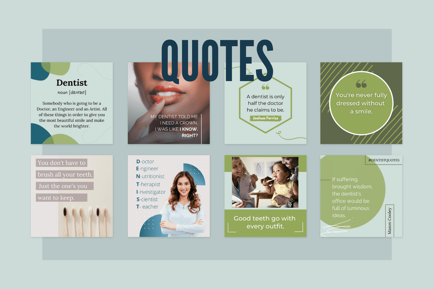 200 templates voor tandartsen