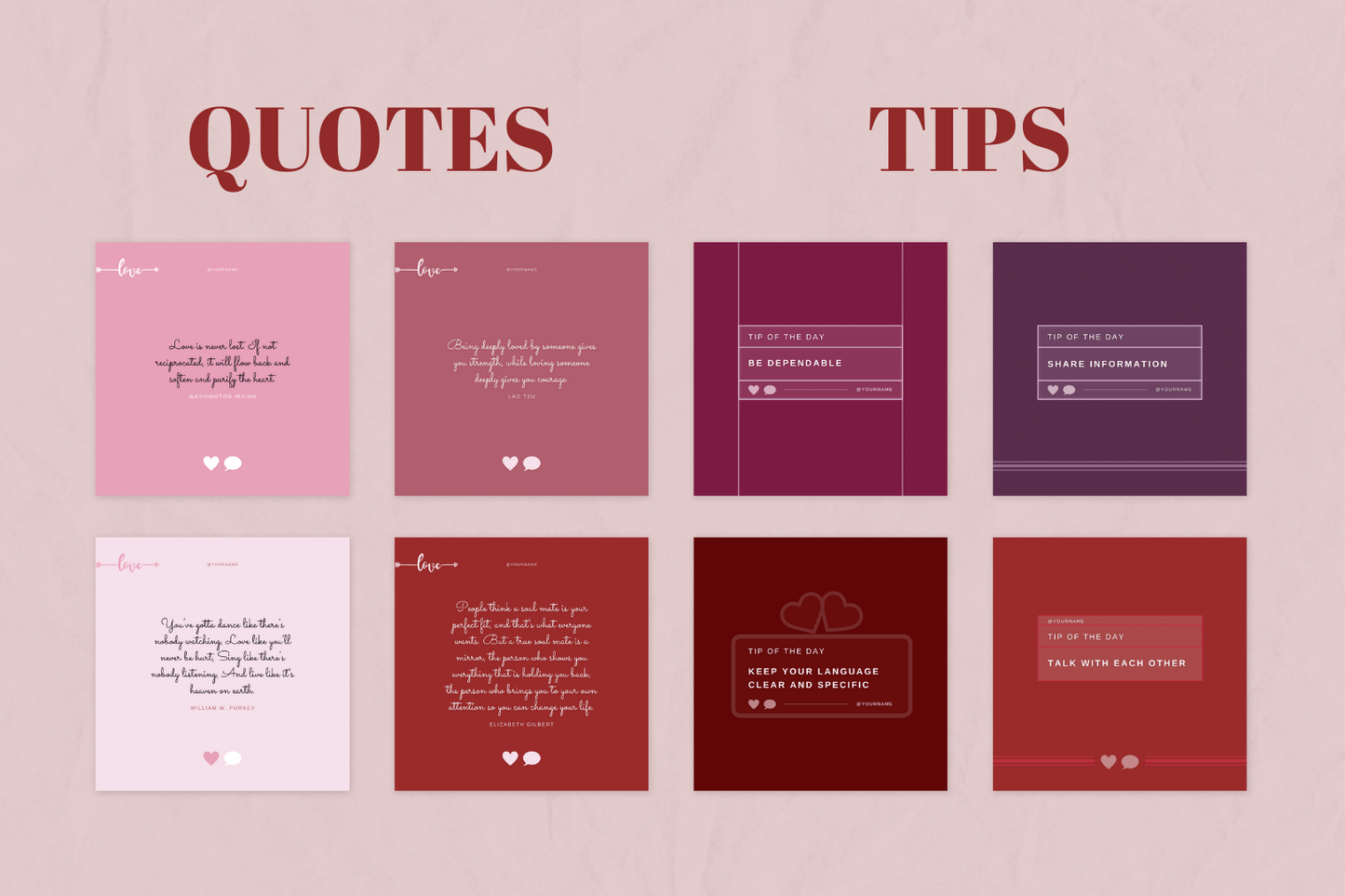 300 Liefdes- en Relatietemplates