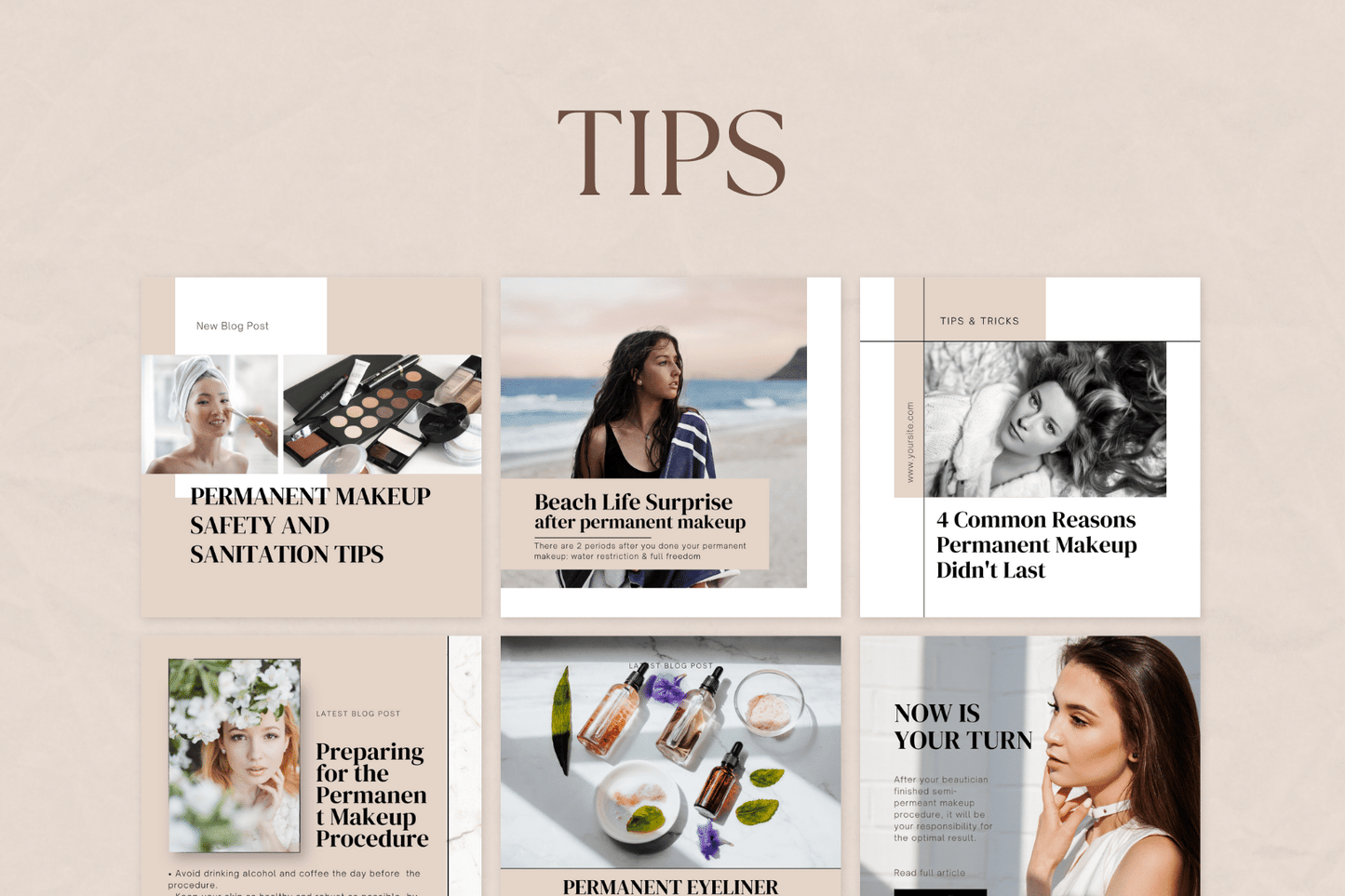 200 Permanente Make-up  templates