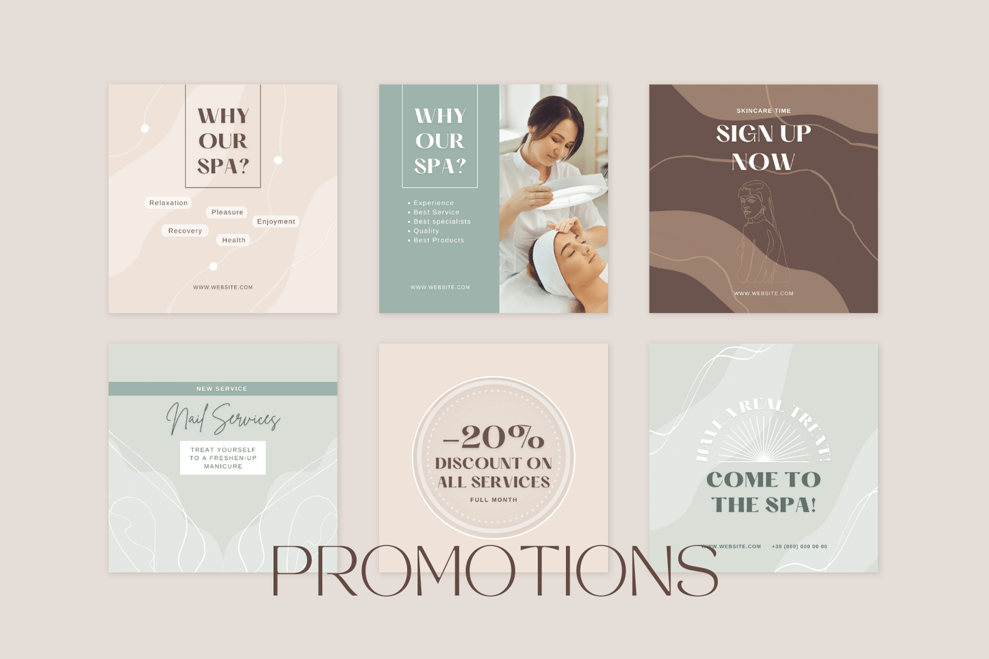 200 Spa en Wellness templates