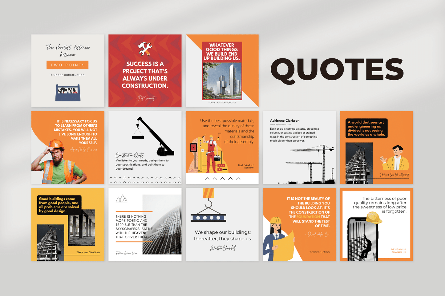 200 templates voor de bouw
