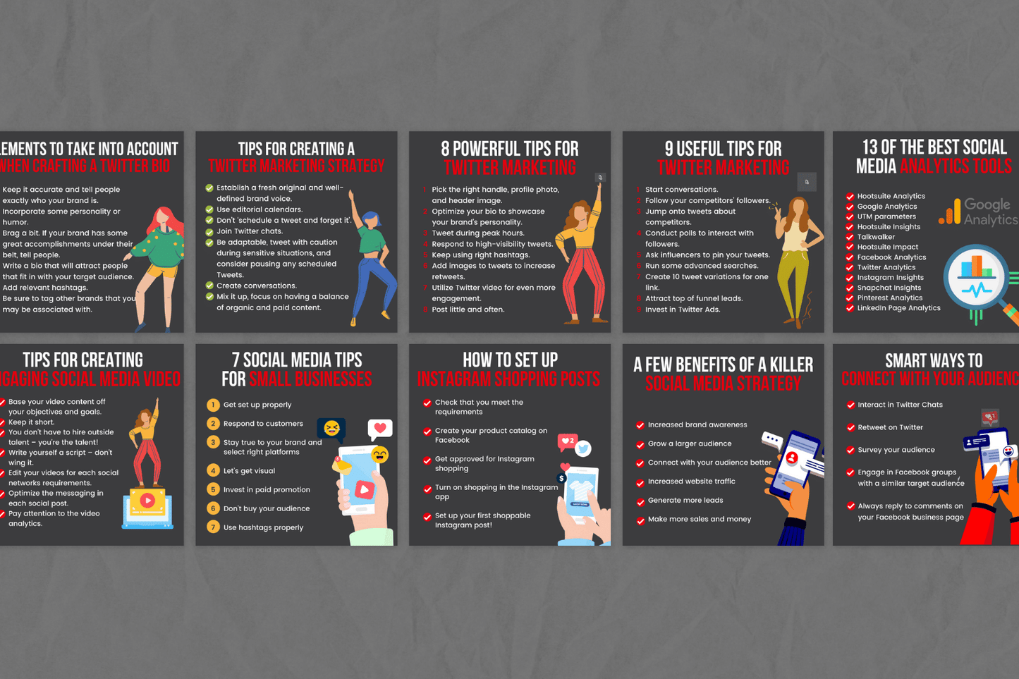 100 infographics voor sociale media
