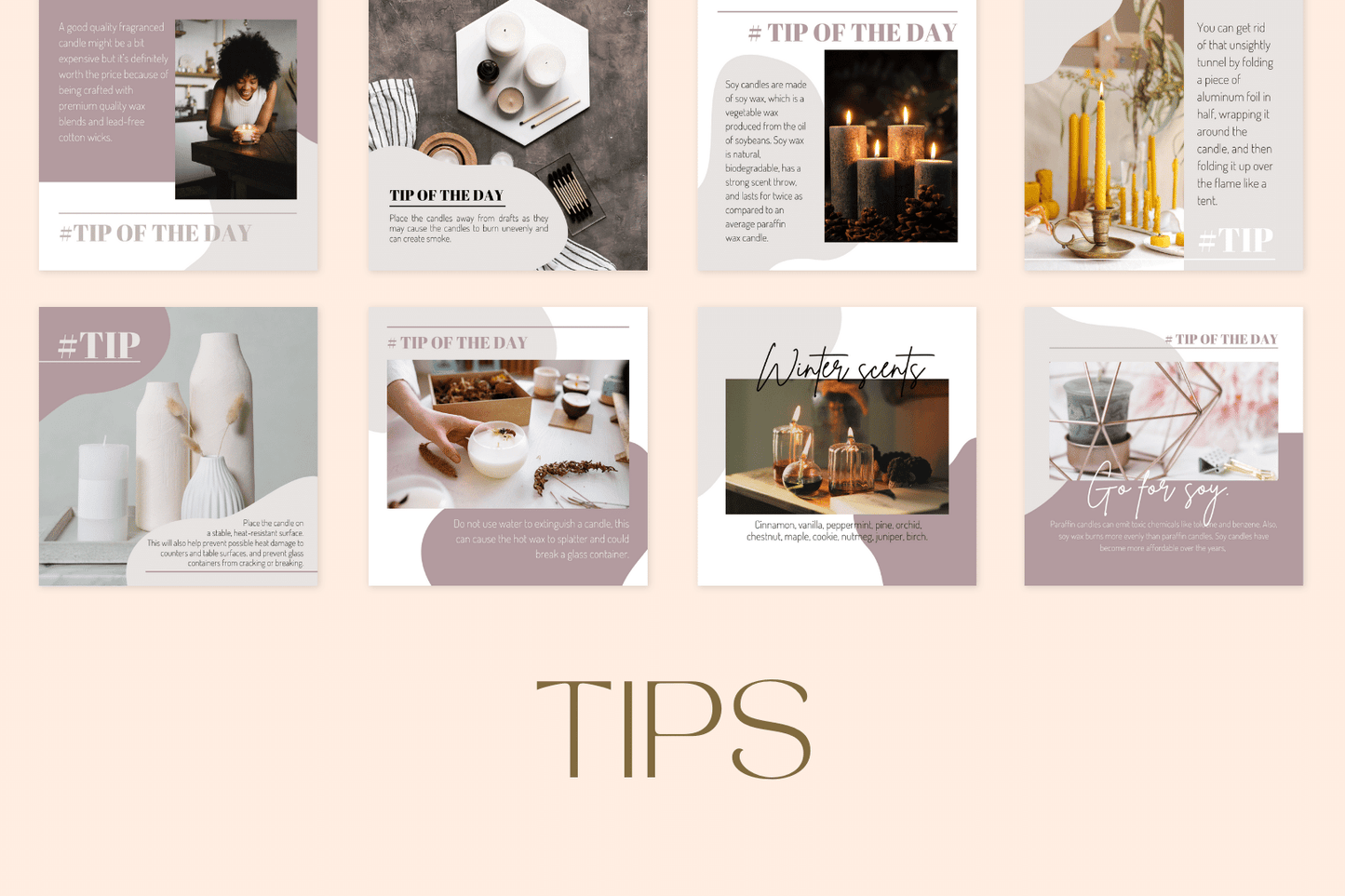 200 templates voor kaarsenmakers