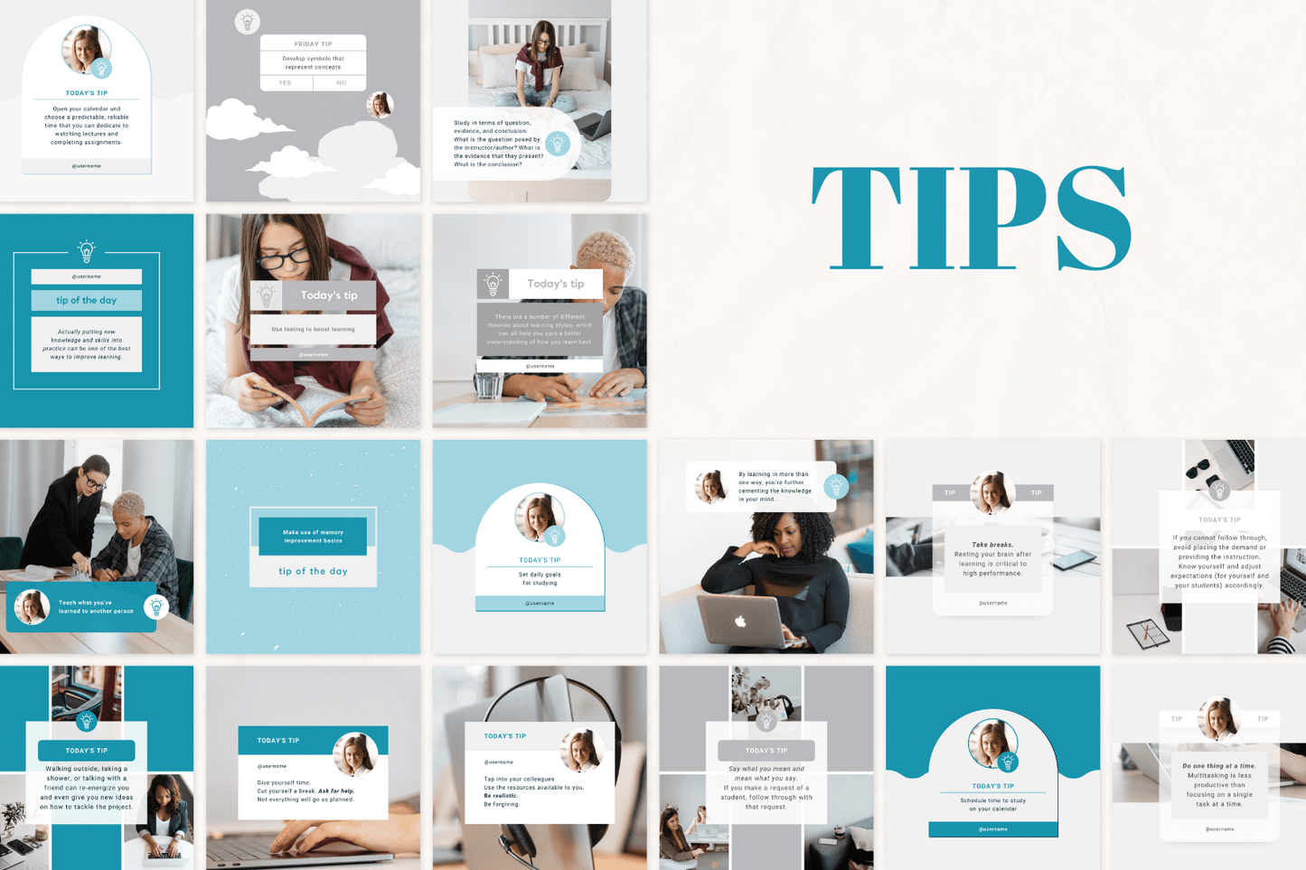 200 templates voor het onderwijs