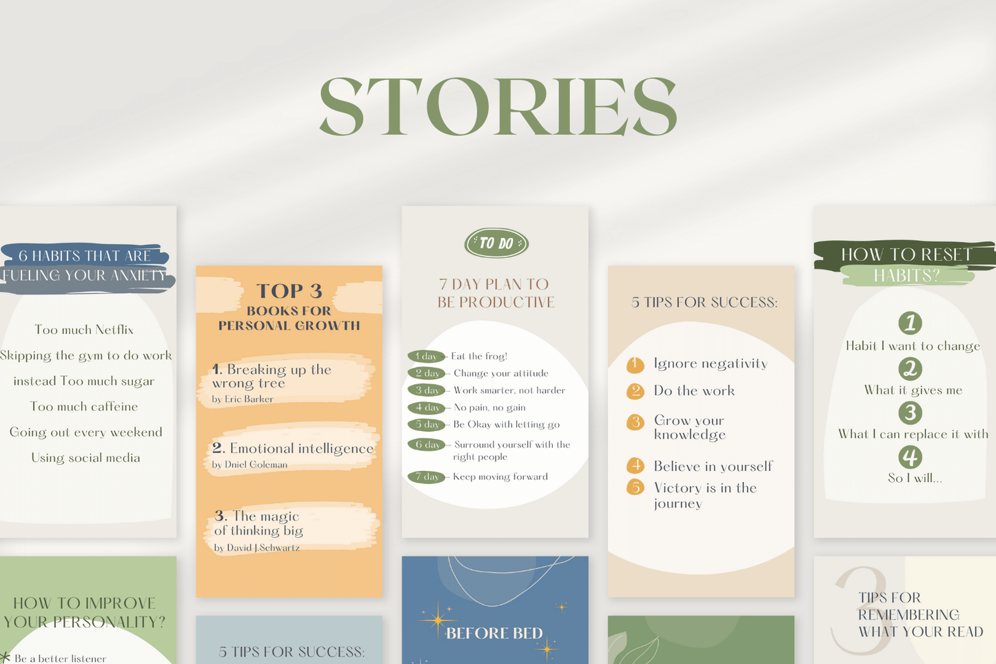 300 Persoonlijke Ontwikkeling templates