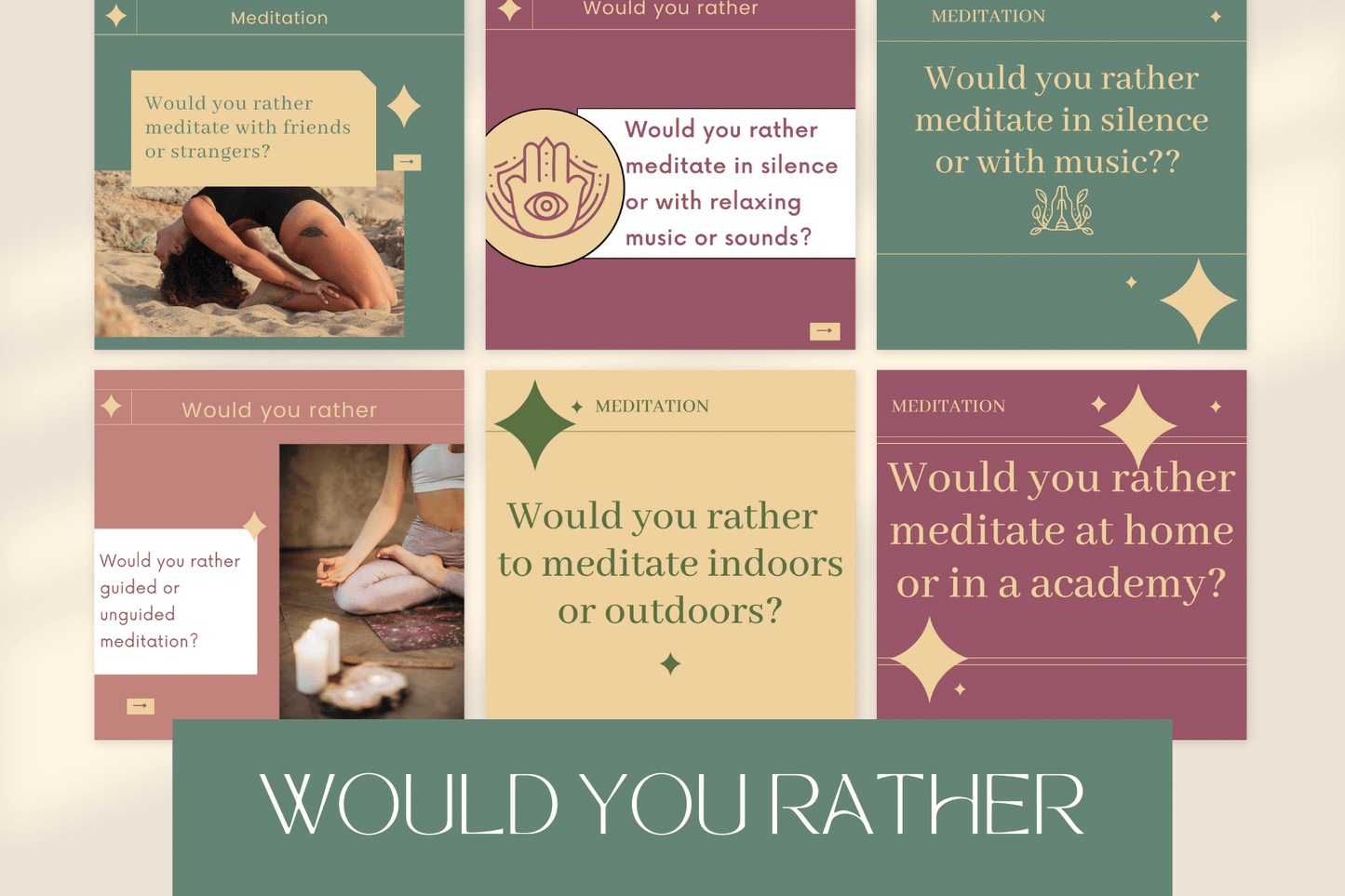 300 Meditatie-templates