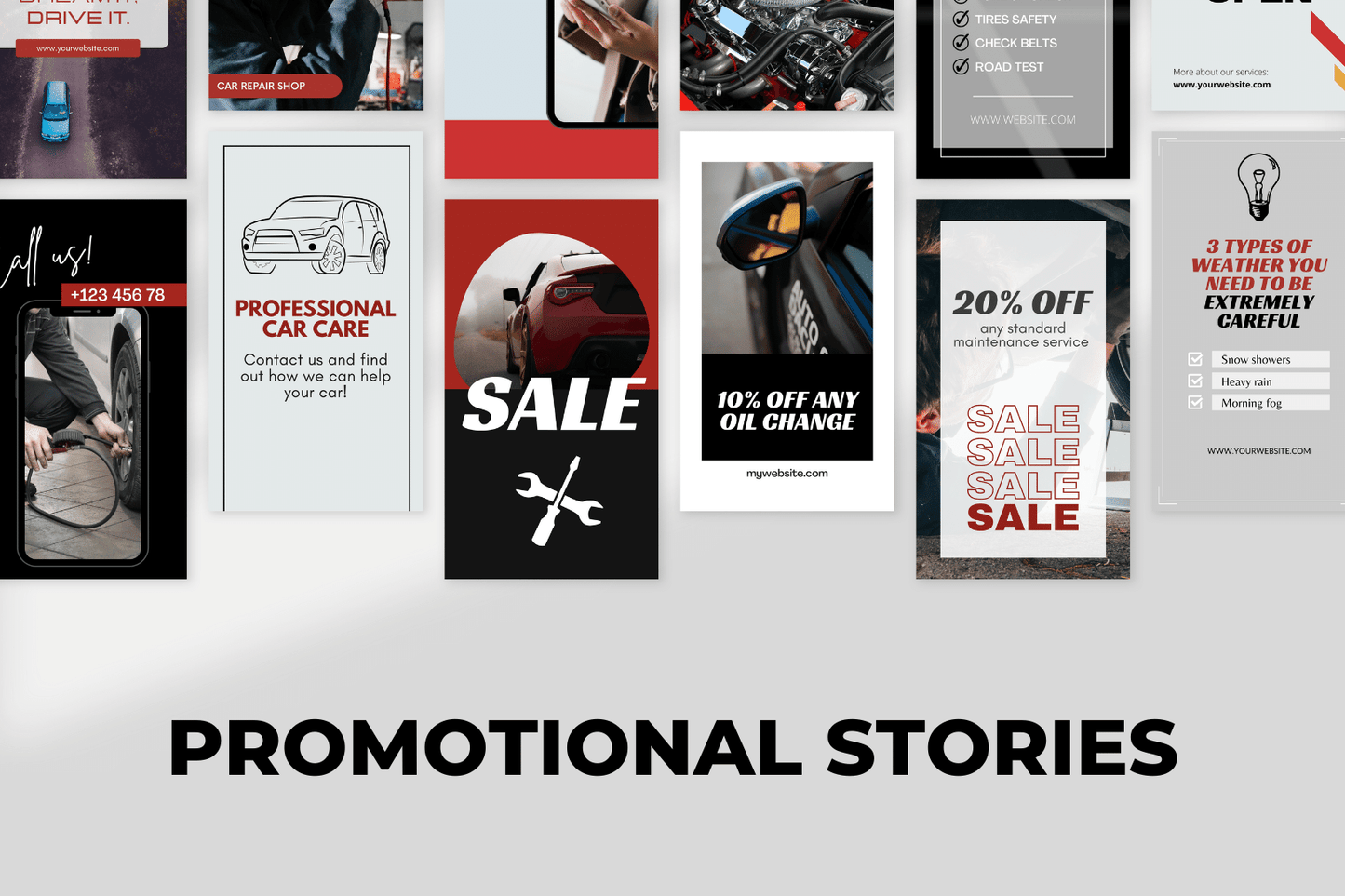 200 templates voor garages en autowerkplaatsen