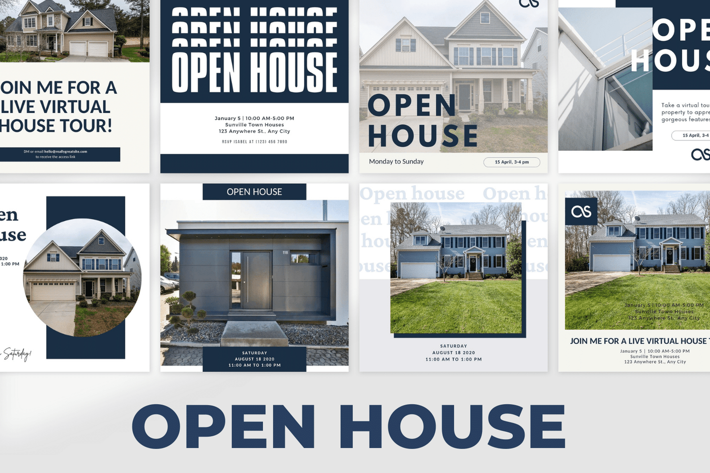 240 NIEUWE vastgoed templates