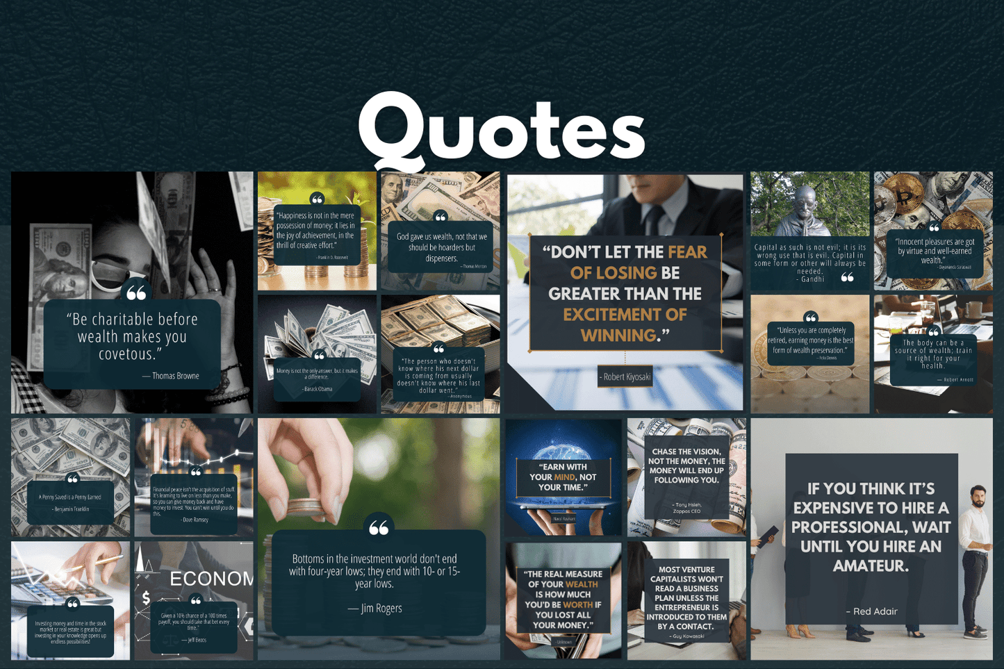 250 Ondernemen en Vermogen Templates