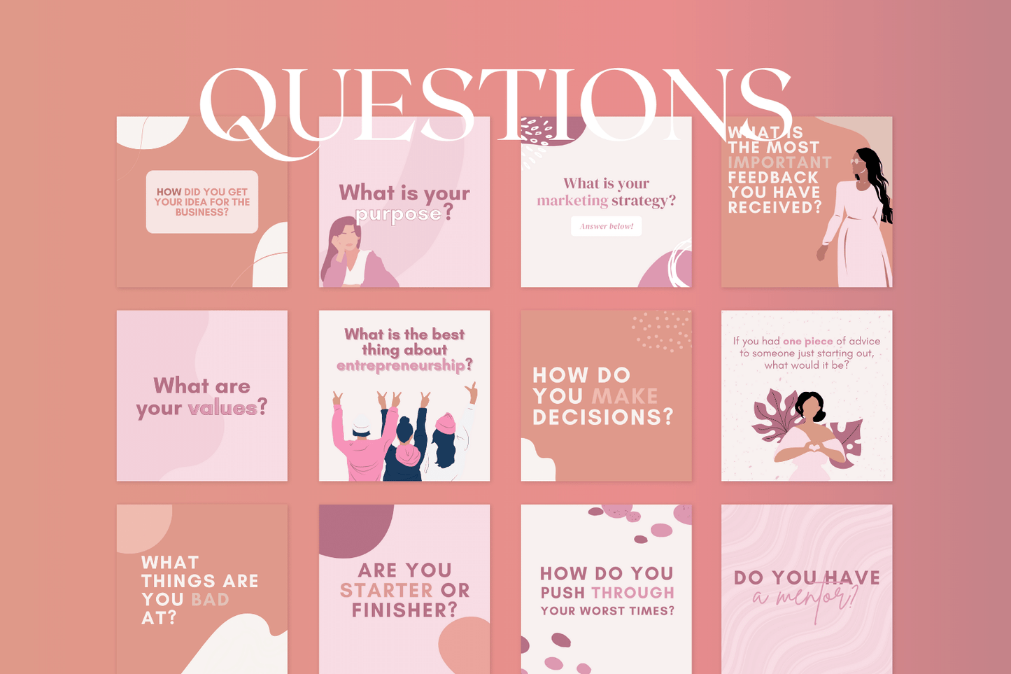 200 Empowering templates voor vrouwen