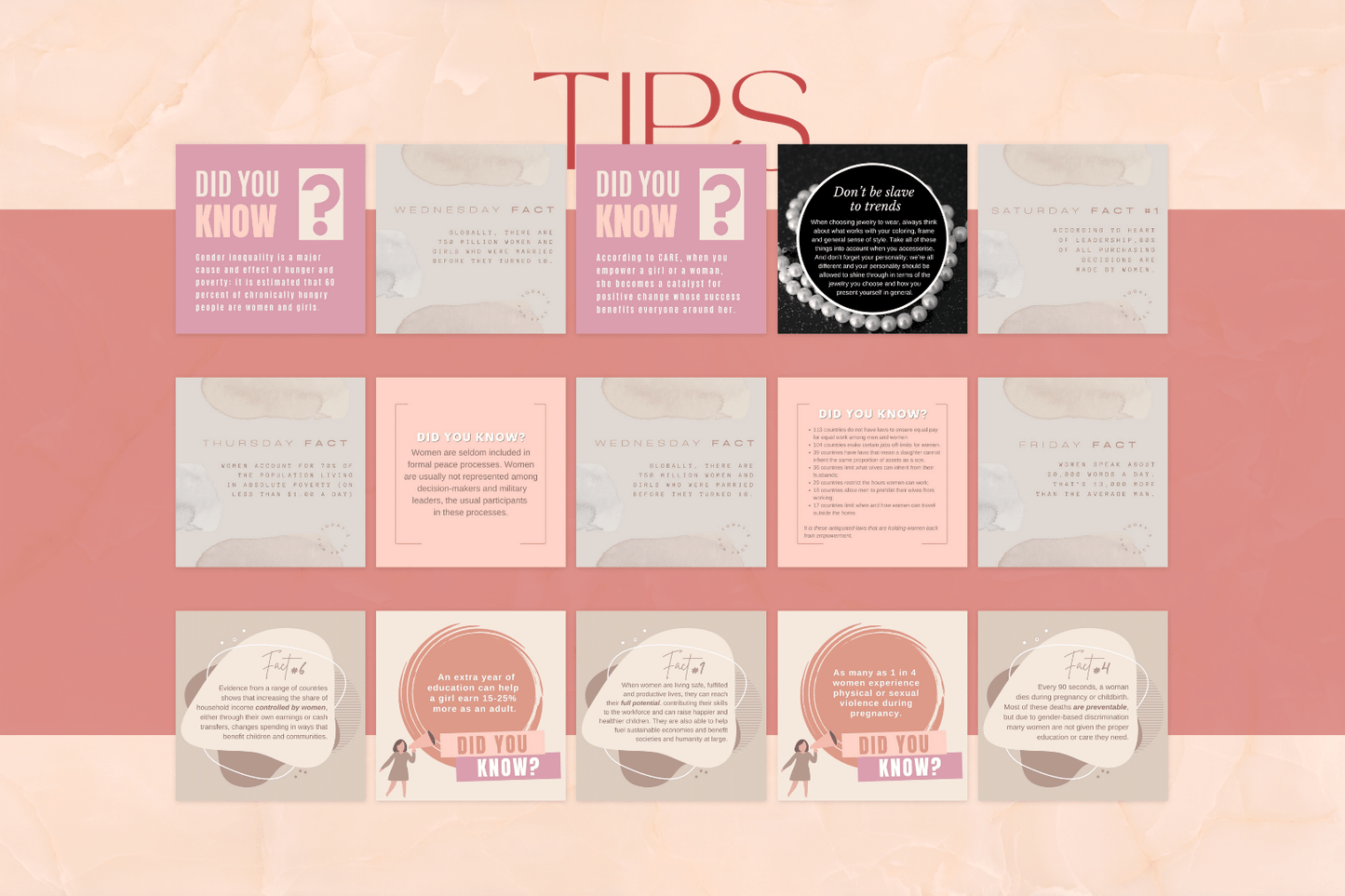 250 prachtige templates rond Vrouwelijk Leiderschap Vol. 2