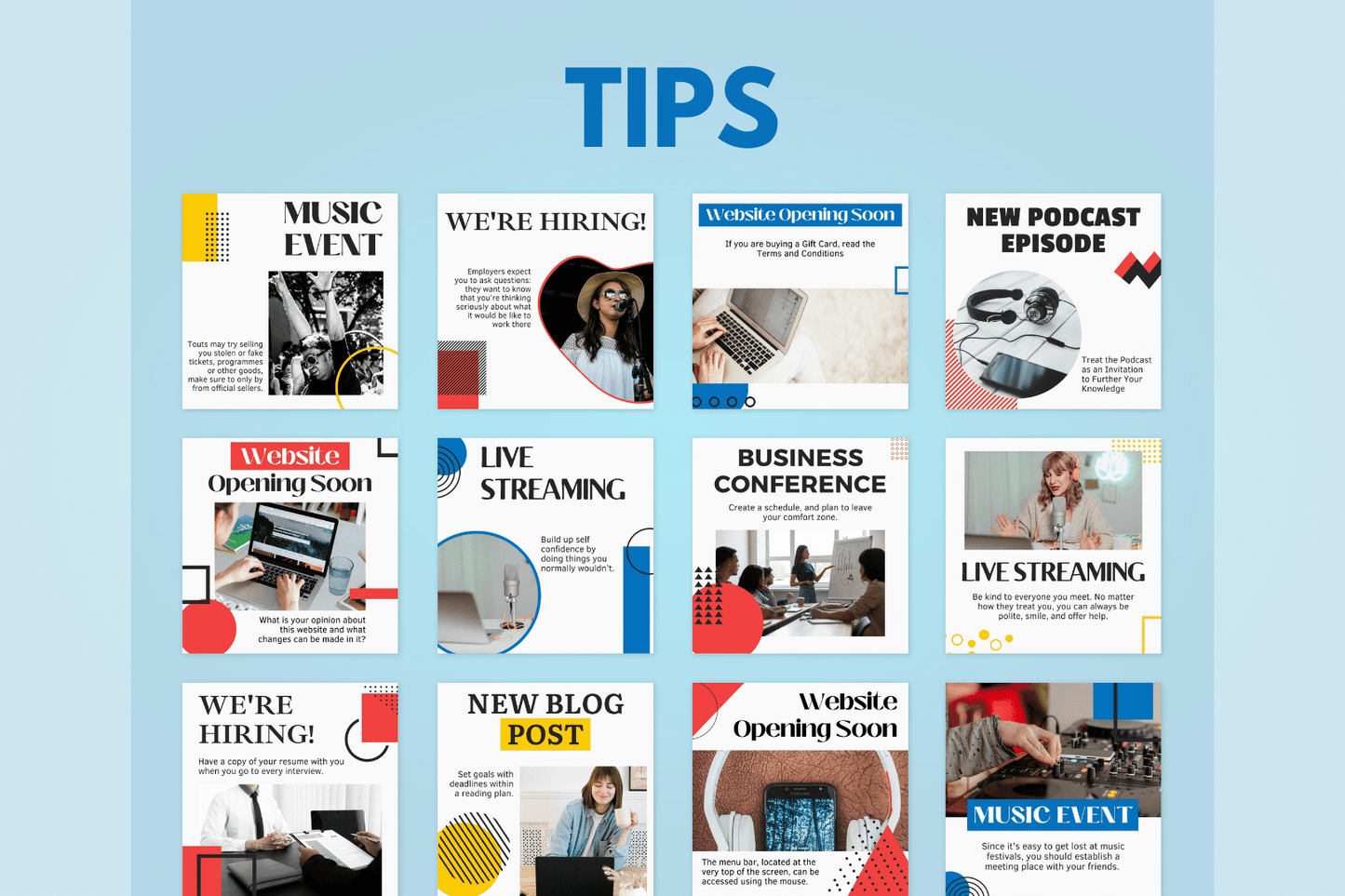 200 Event Promotie Templates