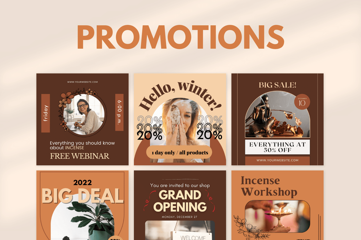 200 wierooksjablonen voor sociale media