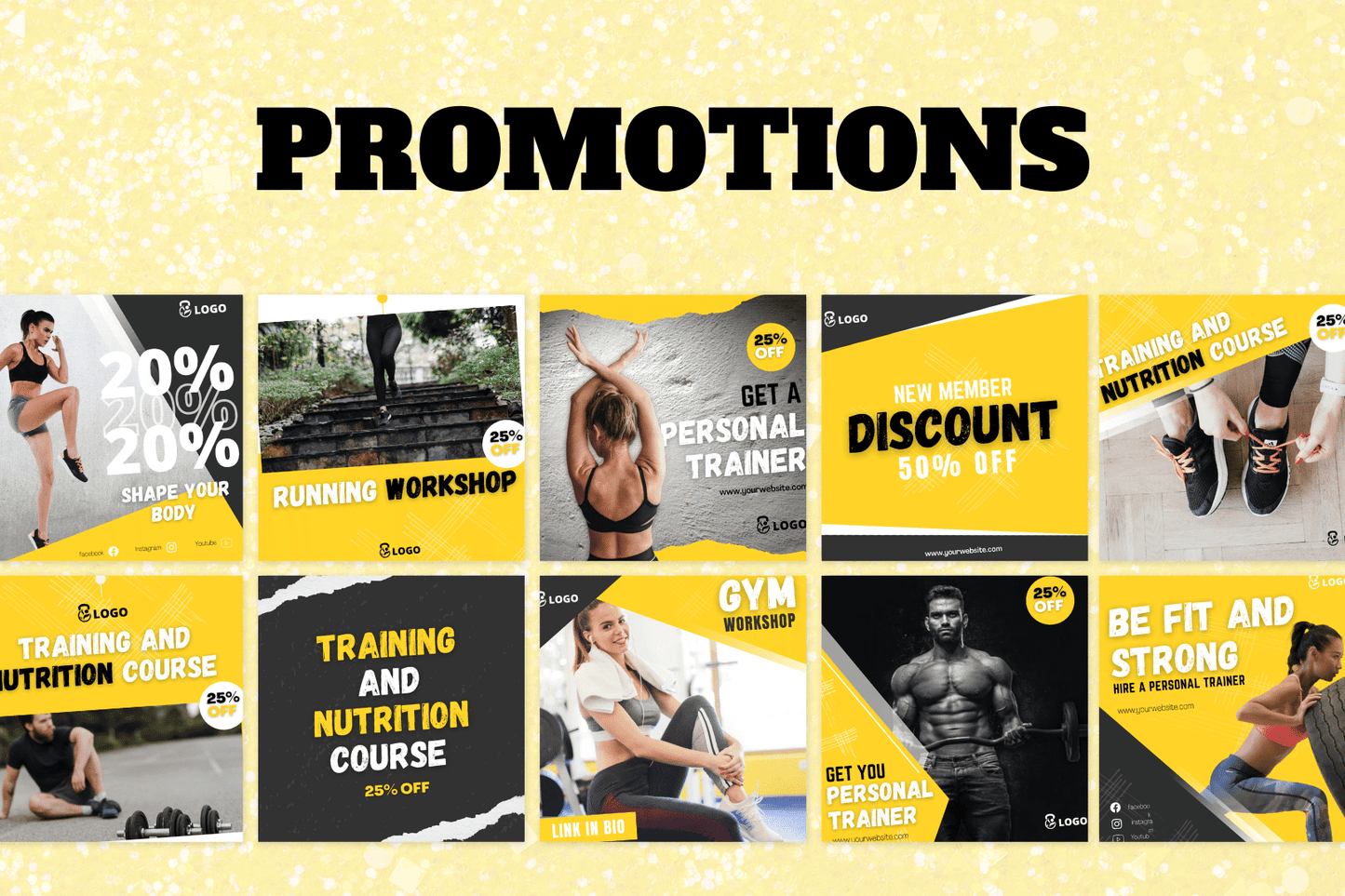 300 Personal Trainer templates