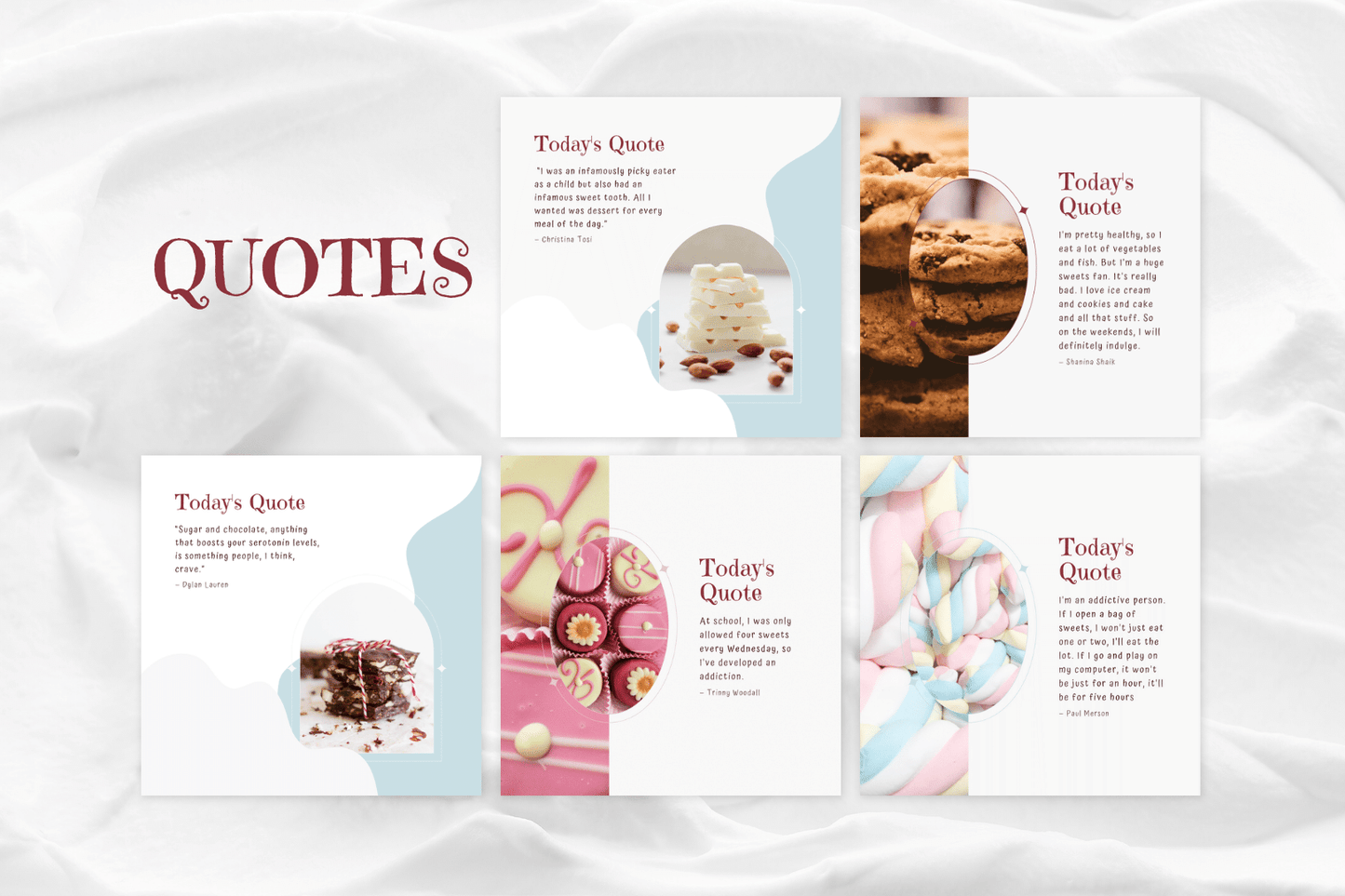 200 Snoep- en zoetwaren templates