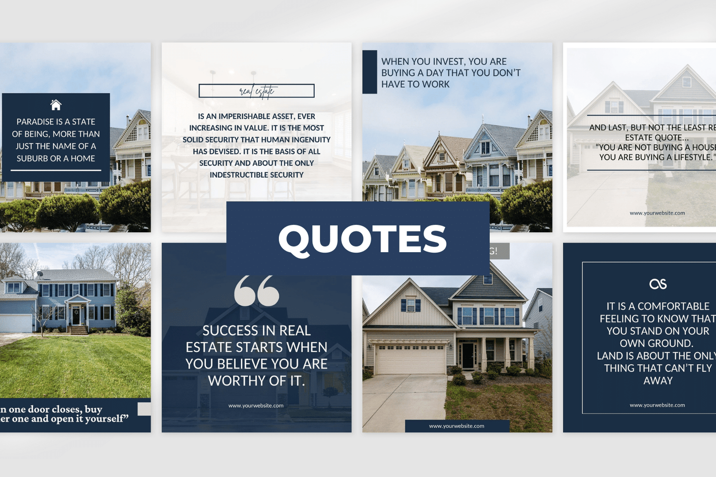 240 NIEUWE vastgoed templates