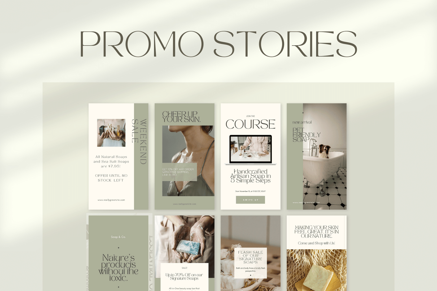 200 kant en klare zeep templates