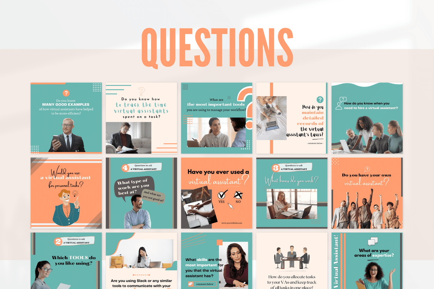 200 kant en klare Virtual Assistant templates