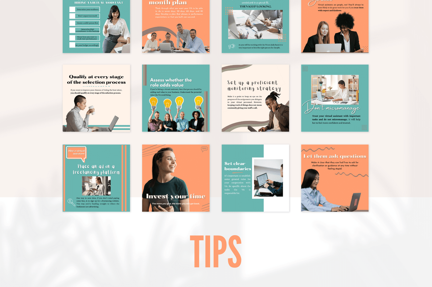 200 kant en klare Virtual Assistant templates